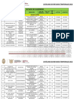 Catalogo Refugios Temporales 2022