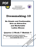 TLE-HE-10 Q2 W7 Mod7 Dressmaking