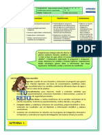 Ficha de Trabajo (Primero) Semana 28