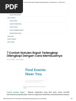 7 Contoh Notulen Rapat Terlengkap Dilengkapi Dengan Cara Membuatnya - Contohsurat - Co