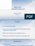 Introduction To Hydrometeorology