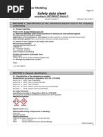 MSDS - Avesta Pickling Gel 122