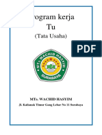 Program Kerja Ketua Tata Usaha MTS WACHID