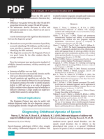 Diagnosing Childhood Apraxia of Speech: Word of Mouth 27:1 September/October 2015