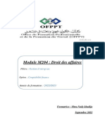 Module Droit Des Affaires 2022