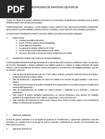 Plan Institucional 2015 Gestion Medio Ambiental MDSP