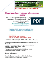 Physiques Des Systèmes Biologiques - 2021-Séance1-3