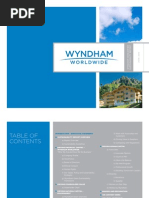 Sustainability Report For Wyndham Worldwide (Global Reporting Initiative)