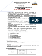 Bases de Concurso de Carteles de Normas de Convivencias