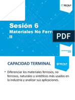 Sesión 6 - TM - Materiales No Ferrosos II