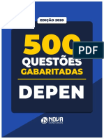 500 Questões Gabaritadas Depen - 2020