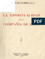 José de Guibert SJ. La Espiritualidad de La Compania de Jesus.