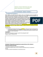 Aprendemos A Tomar Decisiones para Que Nuestras Reacciones No Nos Afecten