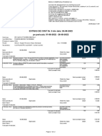 Pe Perioada: 01-08-2022 - 26-08-2022 EXTRAS DE CONT Nr. 9 Din Data: 26-08-2022