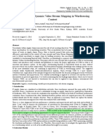 Application of Dynamic Value Stream Mapping in Warehousing