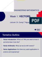 W1 - Lecture - Vectors - Part 1 (Updated)