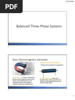 Three-Phase System Voltages, Currents, and Loads