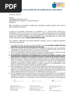 Anexo 1. Carta de Postulación Instituciones Educativas