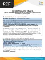 Guía para El Desarrollo Del Componente Práctico y Rúbrica de Evaluación - Unidad 2 - Tarea 2 - Psicofisiología de La Emoción, Motivación y Sueño