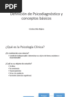 Definición de Psicodiagnóstico y Conceptos Básicos