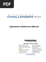 Challenger 604 Operations Reference Manual