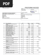 Proforma Invoice: Global Biotech and Consultancy