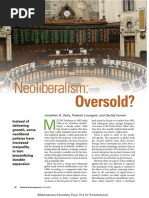 Neoliberalism:: Oversold?