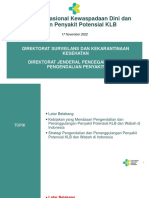 Kebijakan Kewaspadaan Dini Dan Respon Penyakit Potensial KLB Dan Wabah OJT - Jabar 17 Nov 2022