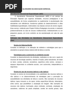 Glossario Da Educacao Especial