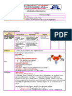 SESION DE APRENDIZAJE #20 Violencia Psicológica (Reprogramado)