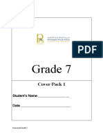 Cover Pack 1 Grade 7