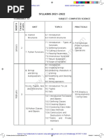 12th Computer Science II Revision Exam Syllabus