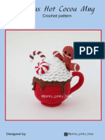 Xmas Hot Cocoa Mug - Pinky Pinky Blue