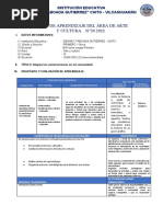 Sesiones-De Aprendizajes Del Área de Arte y Cultura Primero Vi