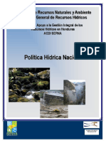 Politica Hidrica Honduras