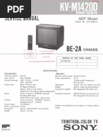 Sony Trinitron KV-M1420D - Service Manual