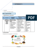 3° Grado - Actividad Del 21 de Octubre