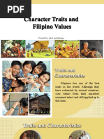 Character Traits and Filipino Values