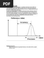 Accuracy-Concepts: - ISO (5725-1) "Closeness of Agreement Between A Test Result and The Accepted