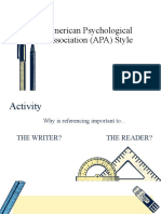 American Psychological Association APA Style