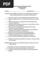 2nd Summative Test 3rd Grading With TOS 1