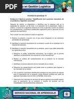 Evidencia 6 Ejercicio Practico Identificacion de La Posicion Arancelaria de Su Producto y Requisitos Asociados