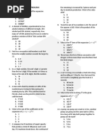 Algebra 2 and 3-Take Home Problems