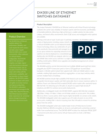 Ex4300 Line of Ethernet Switches Datasheet