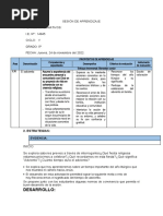 Sesiòn de Aprendizaje Sobre El Adviento