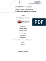 Informe ZOtero