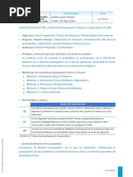 Actividad TBL, Actividad de Pensamiento Basado en El Aprendizaje ML