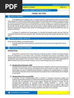 Target Setting: Study Guide For Module No. 2