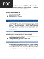 L 4 Procesos Cognitivos Que Explican La Efectividad Del Aprendizaje Cooperativo.