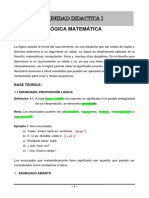 MODULO de MATEMATICA I LÓGICA Con Cuantificador Arreglado Lisardo 2021